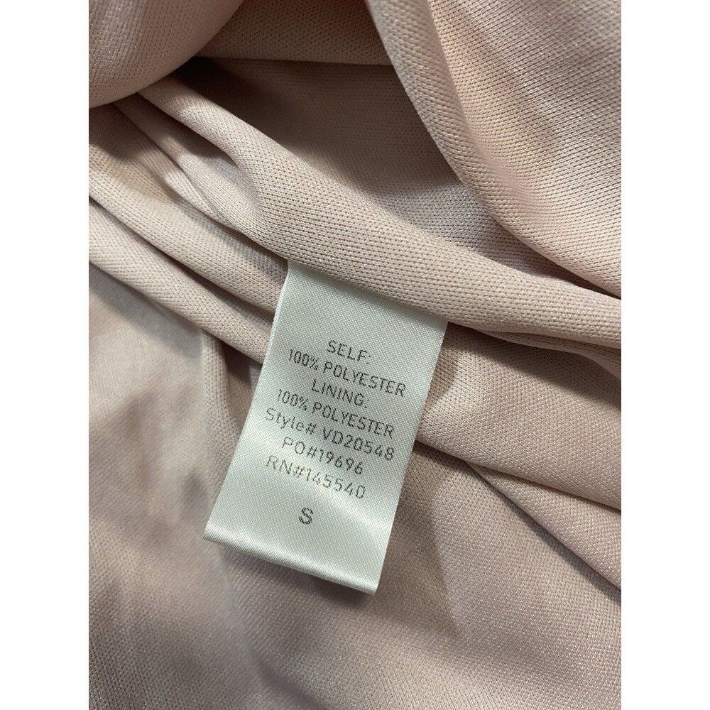 Vanilla Bay maternity long lilac V-neck pleated dress, size S - Picture 9 of 9